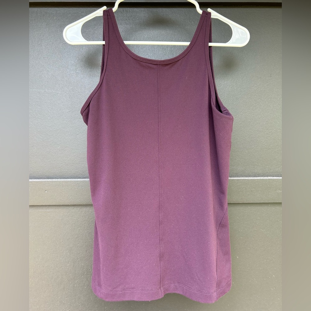 Lululemon Purple Maroon Burgundy Stretch Tank